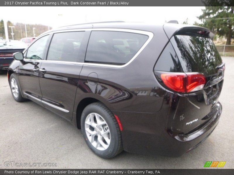 Dark Cordovan Pearl / Black/Alloy 2017 Chrysler Pacifica Touring L Plus