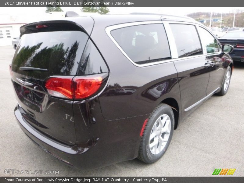 Dark Cordovan Pearl / Black/Alloy 2017 Chrysler Pacifica Touring L Plus