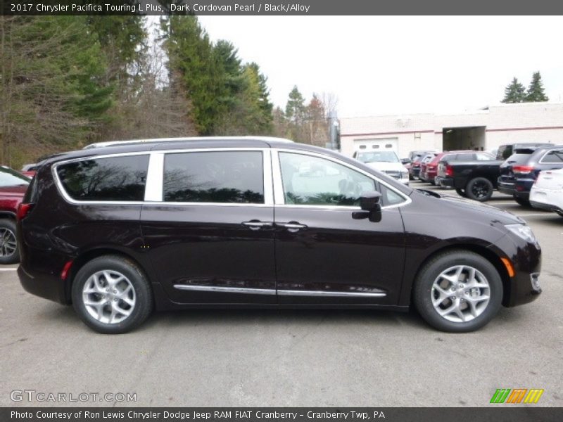 Dark Cordovan Pearl / Black/Alloy 2017 Chrysler Pacifica Touring L Plus