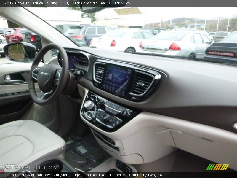 Dark Cordovan Pearl / Black/Alloy 2017 Chrysler Pacifica Touring L Plus
