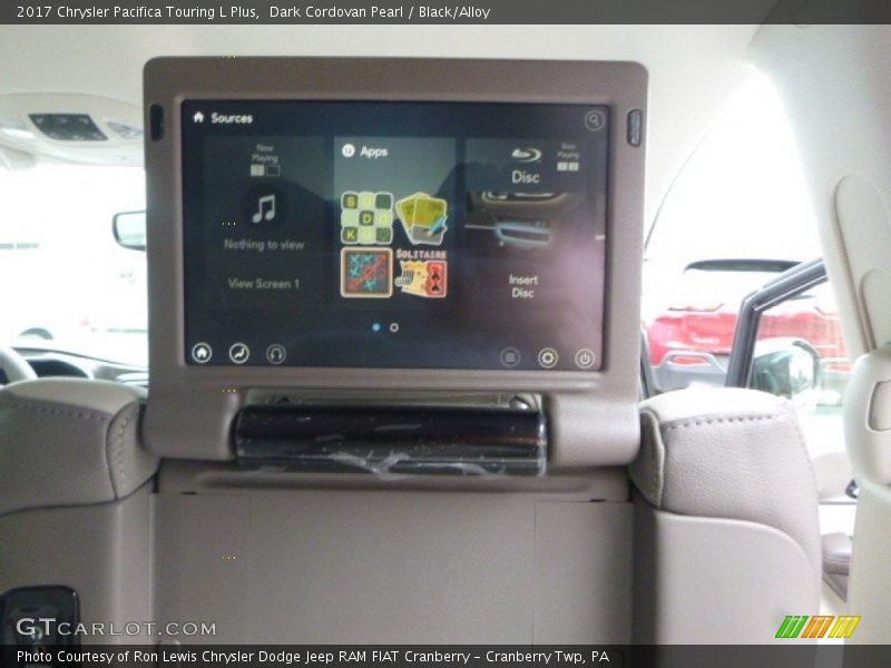 Dark Cordovan Pearl / Black/Alloy 2017 Chrysler Pacifica Touring L Plus