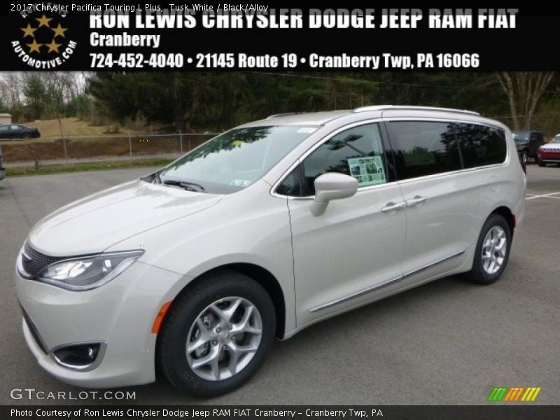 Tusk White / Black/Alloy 2017 Chrysler Pacifica Touring L Plus