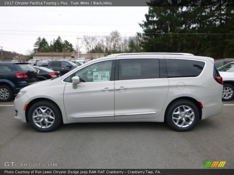 Tusk White / Black/Alloy 2017 Chrysler Pacifica Touring L Plus