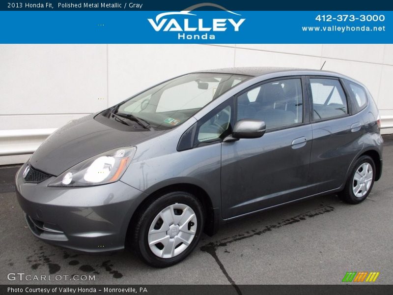 Polished Metal Metallic / Gray 2013 Honda Fit