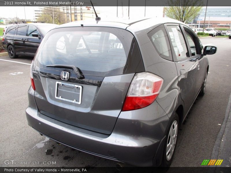 Polished Metal Metallic / Gray 2013 Honda Fit