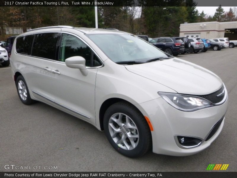 Tusk White / Black/Alloy 2017 Chrysler Pacifica Touring L Plus