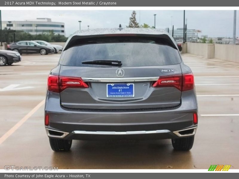Modern Steel Metallic / Graystone 2017 Acura MDX Technology