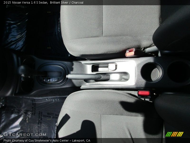 Brilliant Silver / Charcoal 2015 Nissan Versa 1.6 S Sedan