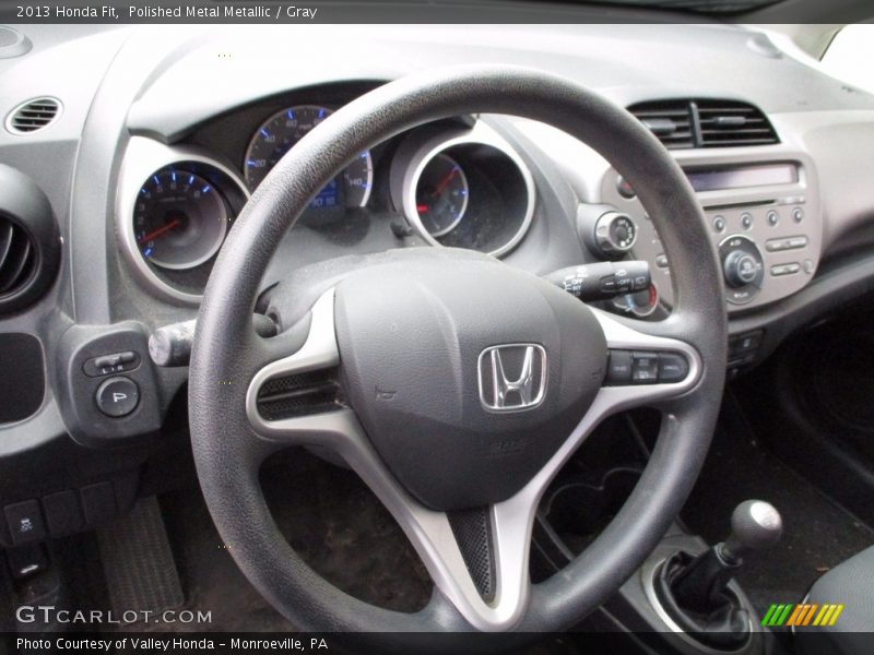 Polished Metal Metallic / Gray 2013 Honda Fit