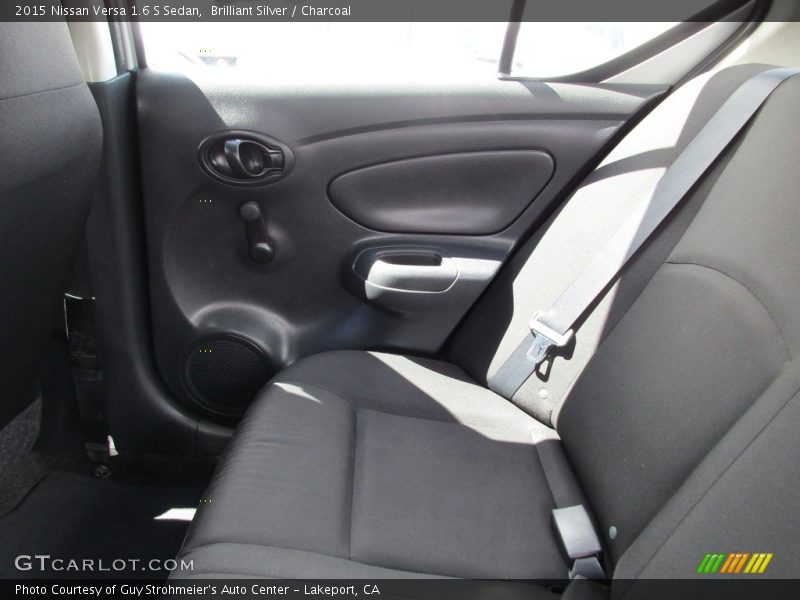 Brilliant Silver / Charcoal 2015 Nissan Versa 1.6 S Sedan
