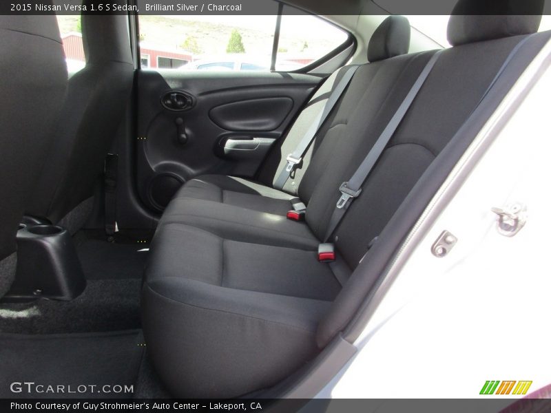 Brilliant Silver / Charcoal 2015 Nissan Versa 1.6 S Sedan