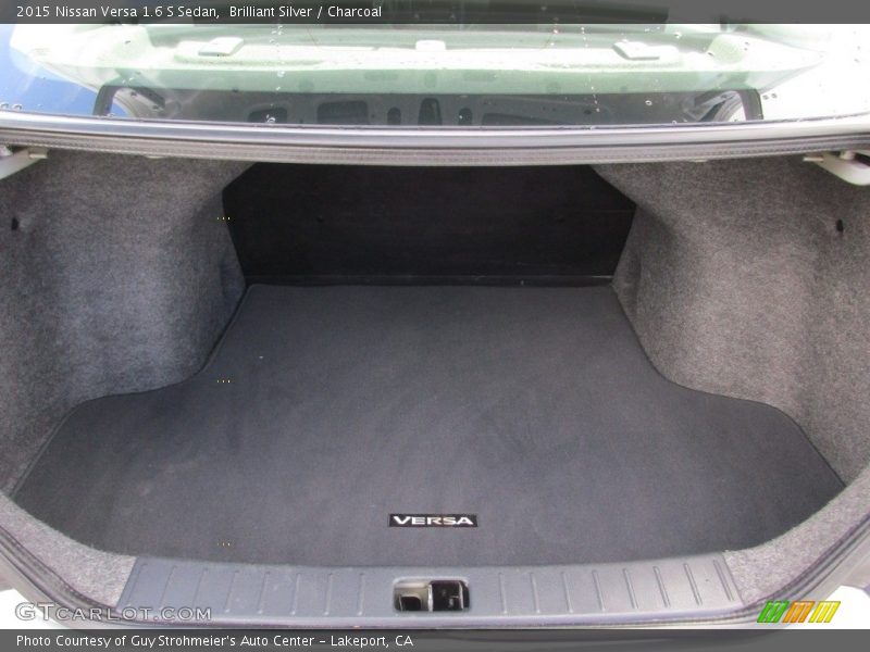 Brilliant Silver / Charcoal 2015 Nissan Versa 1.6 S Sedan