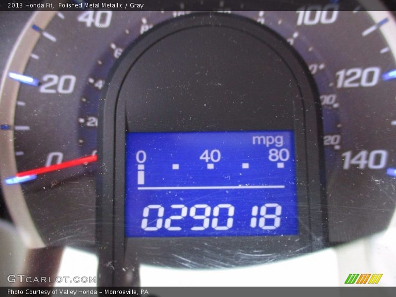 Polished Metal Metallic / Gray 2013 Honda Fit