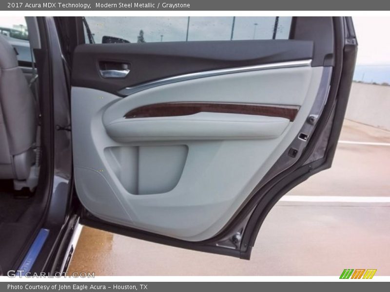 Modern Steel Metallic / Graystone 2017 Acura MDX Technology