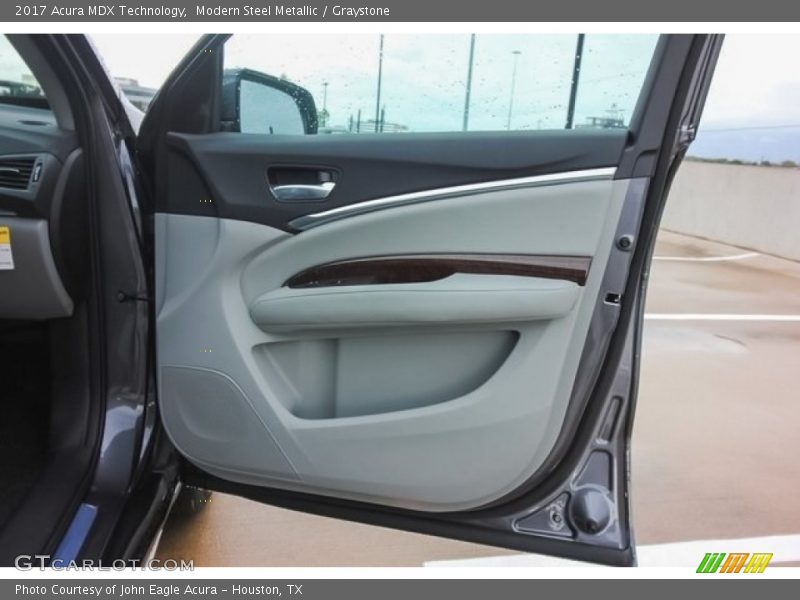 Modern Steel Metallic / Graystone 2017 Acura MDX Technology