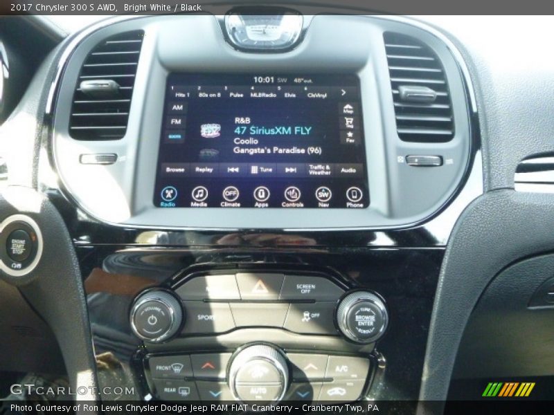 Bright White / Black 2017 Chrysler 300 S AWD