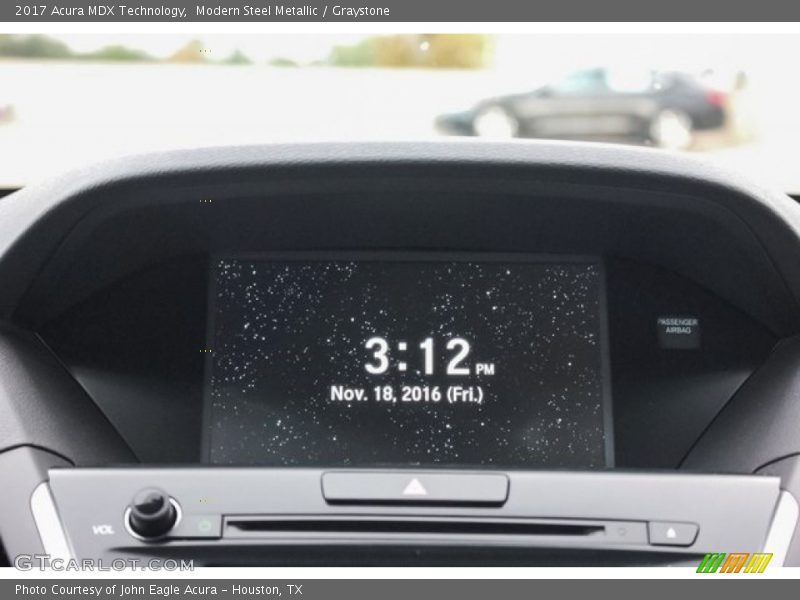 Modern Steel Metallic / Graystone 2017 Acura MDX Technology