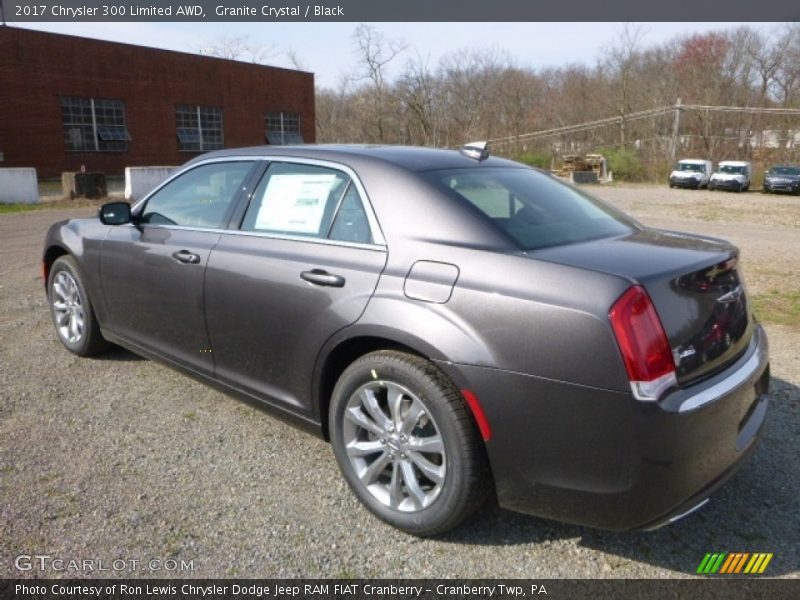 Granite Crystal / Black 2017 Chrysler 300 Limited AWD