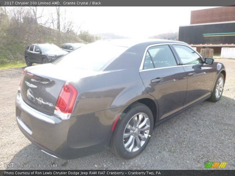 Granite Crystal / Black 2017 Chrysler 300 Limited AWD