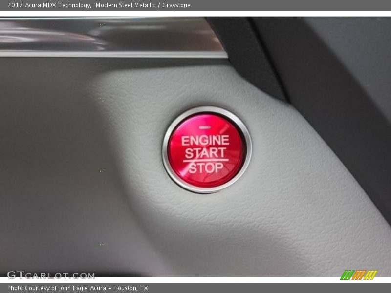 Modern Steel Metallic / Graystone 2017 Acura MDX Technology