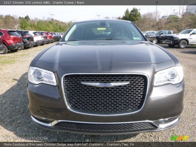 Granite Crystal / Black 2017 Chrysler 300 Limited AWD