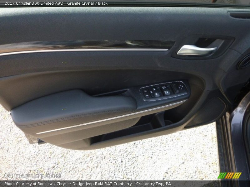 Granite Crystal / Black 2017 Chrysler 300 Limited AWD