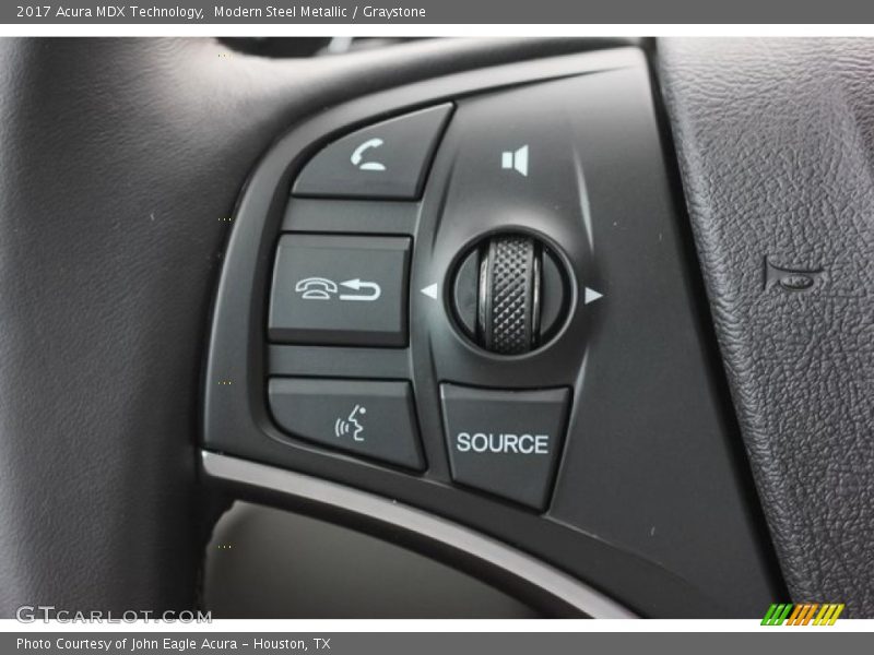 Modern Steel Metallic / Graystone 2017 Acura MDX Technology