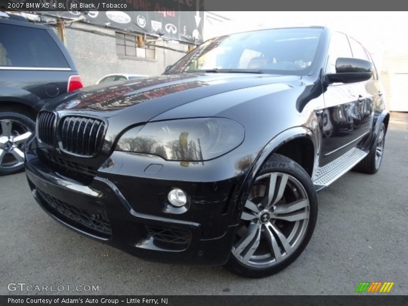 Jet Black / Tobacco 2007 BMW X5 4.8i