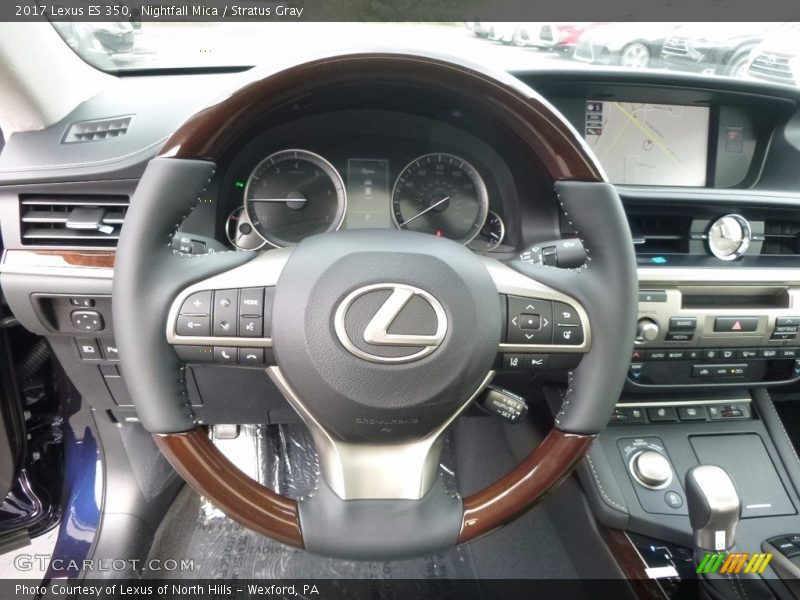 Nightfall Mica / Stratus Gray 2017 Lexus ES 350