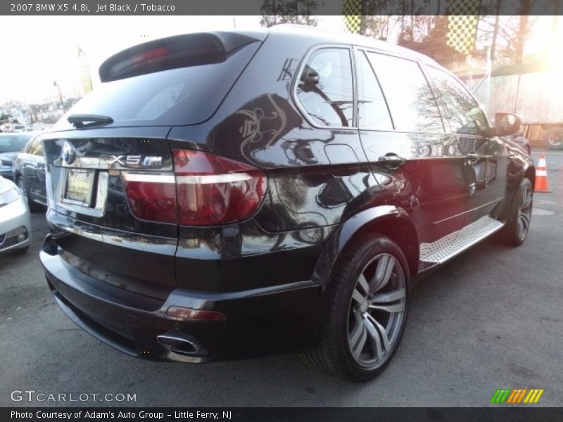Jet Black / Tobacco 2007 BMW X5 4.8i