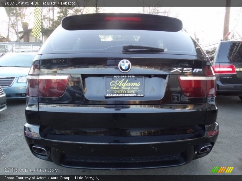 Jet Black / Tobacco 2007 BMW X5 4.8i