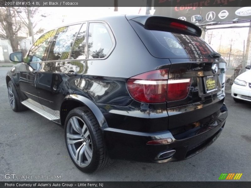 Jet Black / Tobacco 2007 BMW X5 4.8i