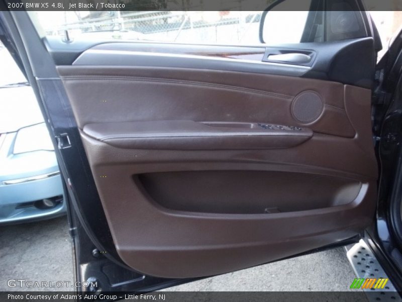 Jet Black / Tobacco 2007 BMW X5 4.8i