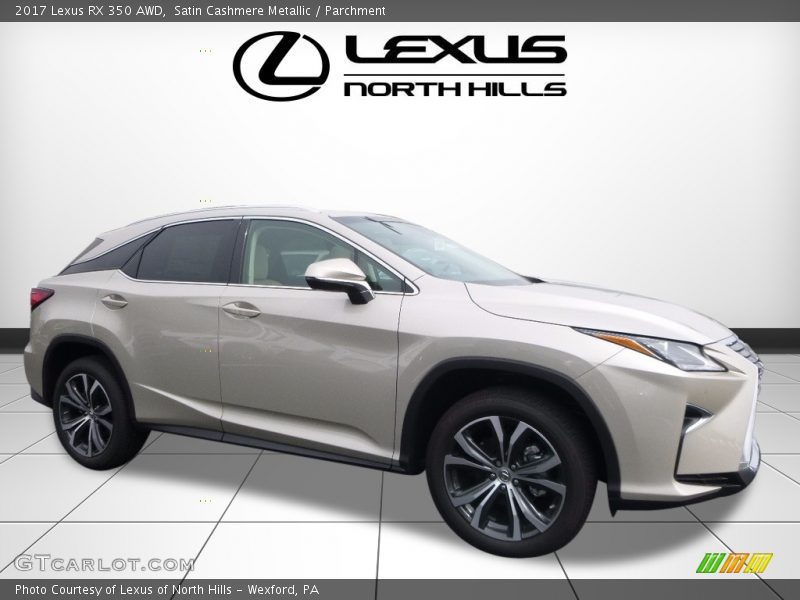 Satin Cashmere Metallic / Parchment 2017 Lexus RX 350 AWD