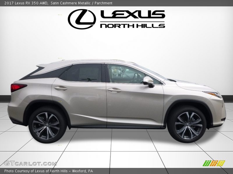 Satin Cashmere Metallic / Parchment 2017 Lexus RX 350 AWD