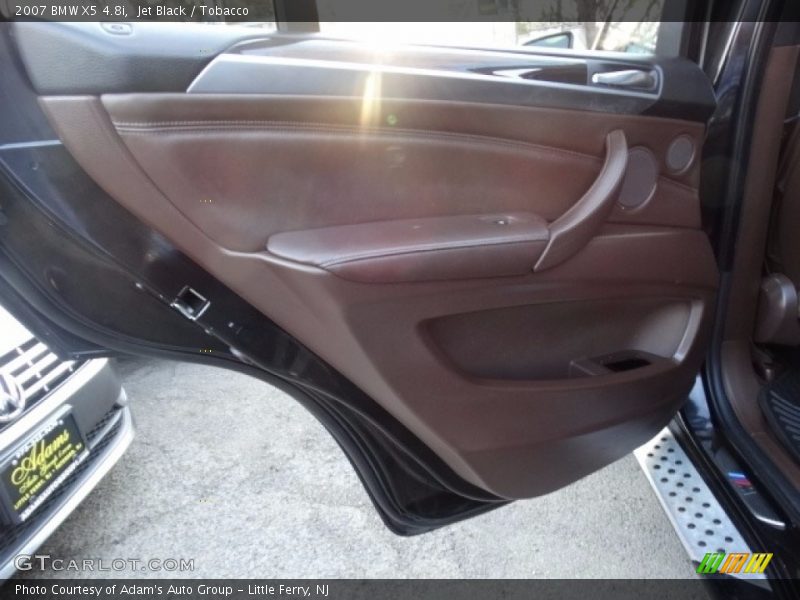 Jet Black / Tobacco 2007 BMW X5 4.8i