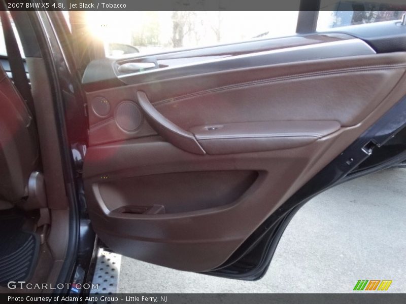 Jet Black / Tobacco 2007 BMW X5 4.8i