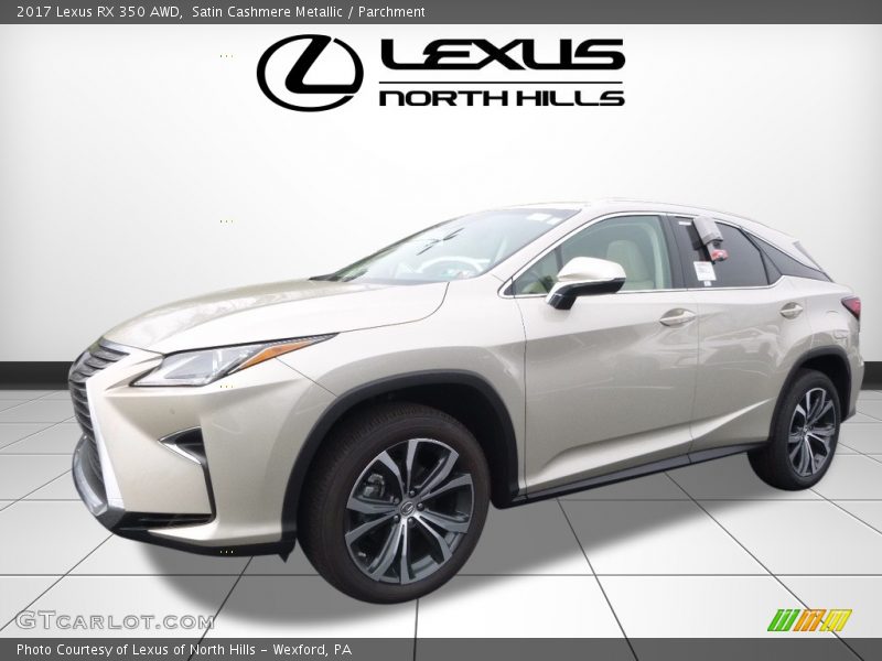 Satin Cashmere Metallic / Parchment 2017 Lexus RX 350 AWD