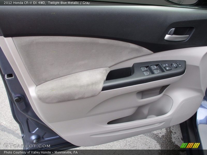 Twilight Blue Metallic / Gray 2012 Honda CR-V EX 4WD