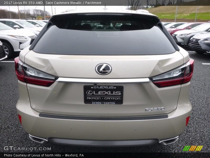 Satin Cashmere Metallic / Parchment 2017 Lexus RX 350 AWD