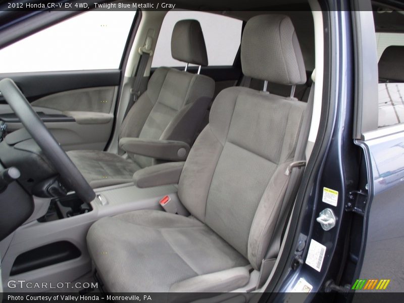 Twilight Blue Metallic / Gray 2012 Honda CR-V EX 4WD