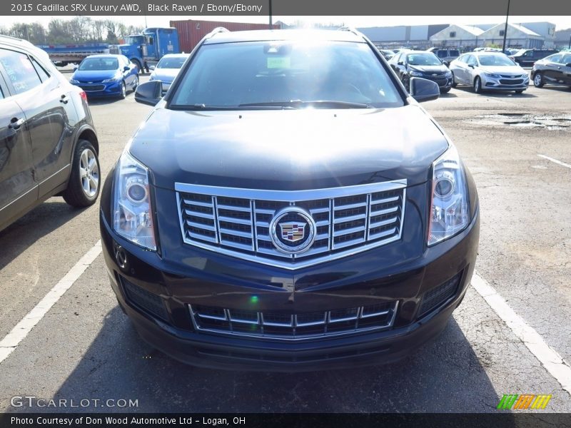 Black Raven / Ebony/Ebony 2015 Cadillac SRX Luxury AWD