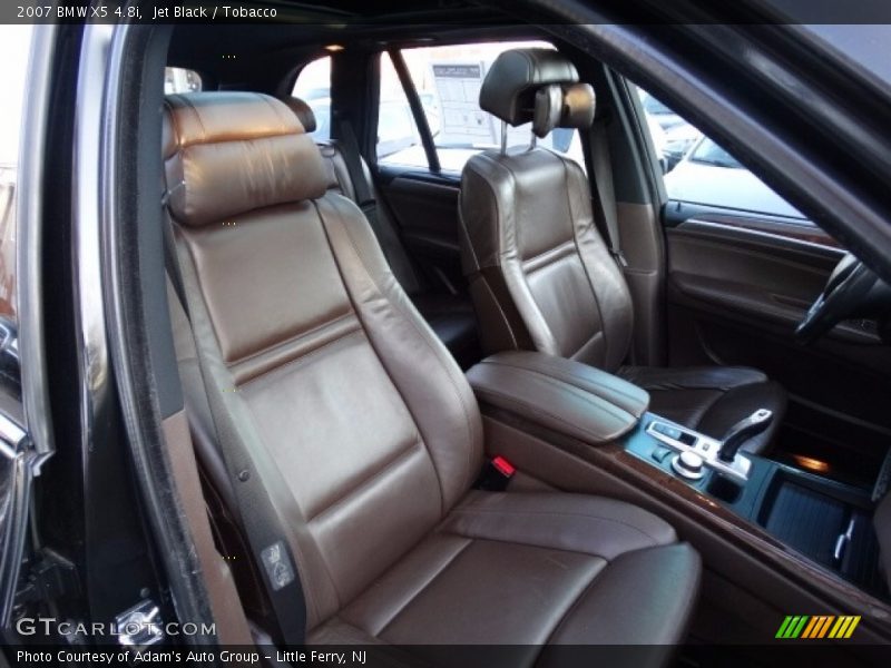Jet Black / Tobacco 2007 BMW X5 4.8i