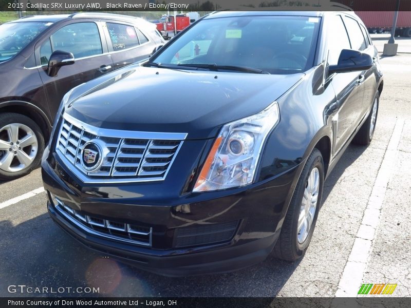 Black Raven / Ebony/Ebony 2015 Cadillac SRX Luxury AWD