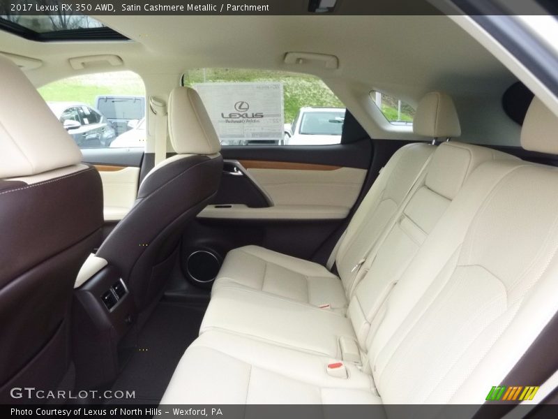 Satin Cashmere Metallic / Parchment 2017 Lexus RX 350 AWD