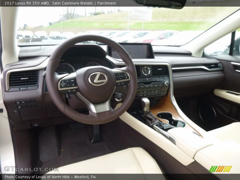 Satin Cashmere Metallic / Parchment 2017 Lexus RX 350 AWD
