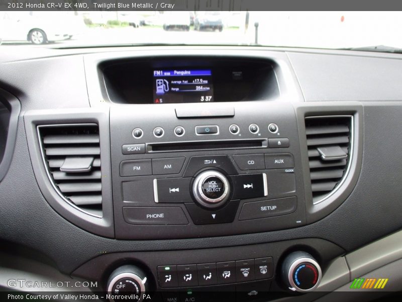 Twilight Blue Metallic / Gray 2012 Honda CR-V EX 4WD