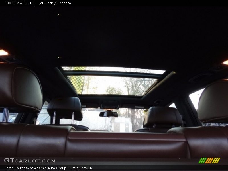 Jet Black / Tobacco 2007 BMW X5 4.8i