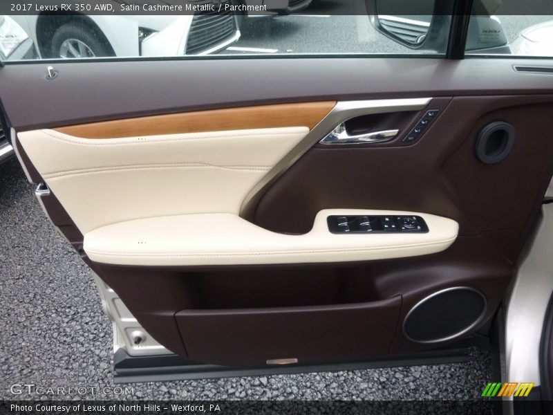 Satin Cashmere Metallic / Parchment 2017 Lexus RX 350 AWD