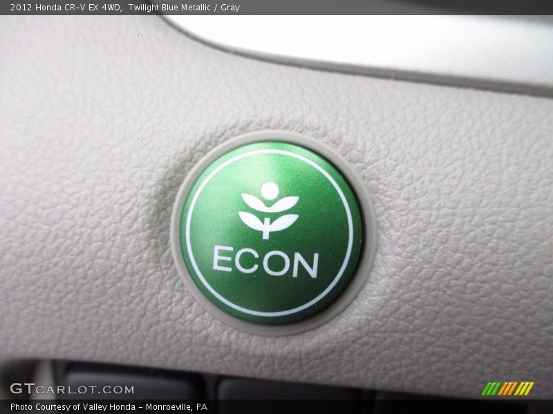 Twilight Blue Metallic / Gray 2012 Honda CR-V EX 4WD